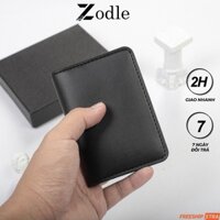 Bóp Ví Nam Mini Ví Da Nam nhỏ gọn cầm tay đựng tiền thẻ nhiều ngăn thời trang Zodle MN04