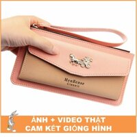 Bóp Ví Nữ Menb J5381 Hình Logo Tuần Lộc Kéo Vàng Lấp Lánh Muôn Vàn Ánh Sao