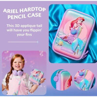 Bóp viết, hộp bút cho bé Smiggle Spiderman, Ariel, hàng Úc