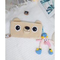 Bóp viết móc len  handmade siêu đáng yêu cho bé