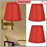 Boron069 2 PCS kép đèn nhỏ bóng râm trên bóng đèn vật liệu thoải mái thùng vải chao đèn cho bàn đèn chùm tường