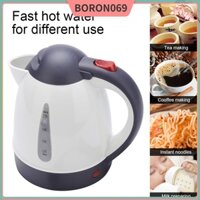 Boron069 Bình đun nước nóng trên ô tô du lịch 1000ml 12V di động để pha trà cà phê