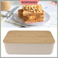 Boron069 Hộp đựng bơ Giữ bánh mì tươi đơn giản Ngăn ngừa vỡ cho mặt bàn