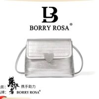 BORRY ROSA túi xách đeo chéo hàng ngày, dung lượng lớn, hàng xách tay hongkong. shop Mai Tầu Hot trend.