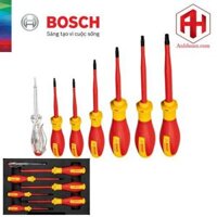 Bosch Bộ tua vít cách điện 1000V VDE 7 món đầu bông hoa thị TX 1600A02NF8