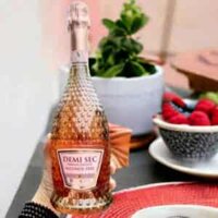 Bosio Sparkling Zero Rosé Demi Sec – Rượu vang hồng không cồn Ý 750ml