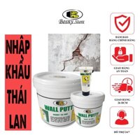 Bosny Wall Putty - Bột trét tường chống thấm - Hộp 1.5kg  - Giải pháp sửa chữa và trang trí tường nhà hiệu quả.