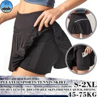 Bosport Chân Váy Ngắn Xếp Ly Chống Chói Thời Trang Thể Thao Nữ