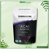 Bột Acai hữu cơ sấy lạnh (Organic Acai Powder) - Terrasoul Superfoods - 113g