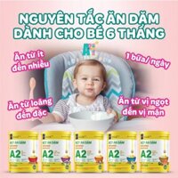 Bột Ăn Dặm A2 Mặn Các Loại Lon 320g