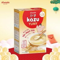 Bột ăn dặm Aiwado Kazu Yumy yến mạch sữa 200g