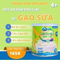 BỘT ĂN DẶM ĂN LIỀN DAILYLAC VỊ GẠO SỮA - THƠM NGON BÉ THÍCH