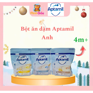 Bột ăn dặm Aptamil 4-6+ của Anh cho trẻ từ 4 đến 6 tháng tuổi gói 125g
