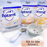 Bột ăn dặm Aptamil cho bé 4/6m+ túi zip 125g hàng bay UK