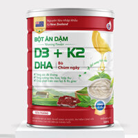 Bột Ăn Dặm Bò Chùm Ngây, Bột Ăn Dặm D3+K2 Dành Cho Trẻ Từ 6 Tháng Tuổi, Lon 320g