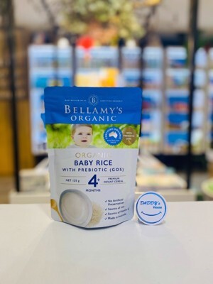 Bột ăn dặm cho bé từ 5 tháng tuổi Bellamy’s Organic Baby Porridge Premium Infant Cereal 125g