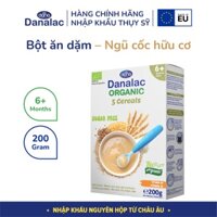 Bột Ăn Dặm DanaLac Ngũ Cốc Hữu Cơ Cho Trẻ 6M+ Nhập Khẩu Thụy Sỹ