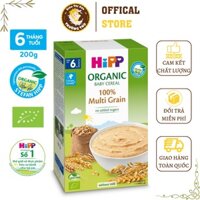 Bột ăn dặm dinh dưỡng ⚡ GIÁ SỈ ⚡ Bột Ngũ cốc tổng hợp HiPP Organic 200g cho bé ăn ngon hơn và đủ vitamin