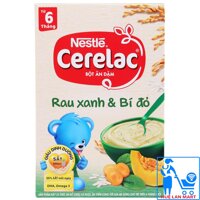 Bột Ăn Dặm Dinh Dưỡng Nestlé Cerelac Rau Xanh & Bí Đỏ Hộp 200g (Dành cho trẻ từ 6 tháng tuổi)