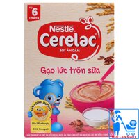 Bột Ăn Dặm Dinh Dưỡng Nestlé Cerelac Gạo Lức Trộn Sữa Hộp 200g (Dành cho trẻ từ 6 tháng tuổi)