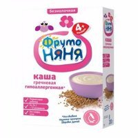 Bột ăn dặm fruto Nga 4 tháng vị kiều mạch