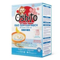 Bột Ăn Dặm Gạo Sữa Lúa Mạch Oshito 4x50g