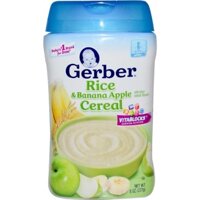 Bột ăn dặm Gerber (gạo chuối táo)