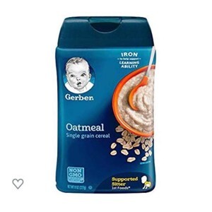 Bột ăn dặm Gerber Rice Cereal gạo nguyên chất - hộp 227g