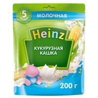 Bột ăn dặm Heinz Nga 200g – Vị ngô, sữa (cho bé từ 5 tháng tuổi)