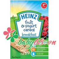 Bột ăn dặm Heinz - Ngũ cốc sữa chua trái cây (4M+)