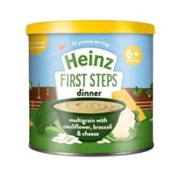 Bột ăn dặm Heinz ngũ cốc, súp lơ, bông cải, phô mai 200g (6m+)