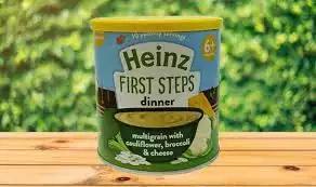 Bột ăn dặm Heinz vị bông cải phô mai - 4 tháng (125g)