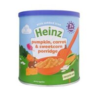 Bột ăn dặm Heinz vị ngũ cốc bí đỏ cà rốt bắp ngọt (250g) cho trẻ 7M