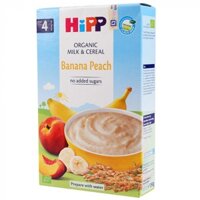 Bột ăn dặm HiPP 250g dinh dưỡng sữa chuối đào