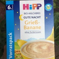 Bột ăn dặm Hipp chuối lúa mạch 500g - Xách tay Đức