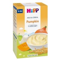 Bột ăn dặm HiPP sữa và bí đỏ  (6 - 36 tháng)