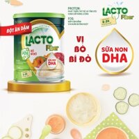Bột ăn dặm Lacto Fiber vị bò bí đỏ