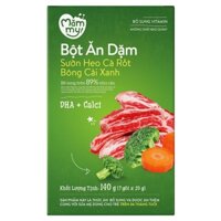 Bột ăn dặm Mămmy sườn heo, cà rốt, bông cải xanh 140g