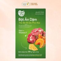 Bột Ăn Dặm Mămmy Vị Thịt Bò Bí Đỏ Phô Mai 140g Cho Trẻ Từ 6 Tháng Tuổi