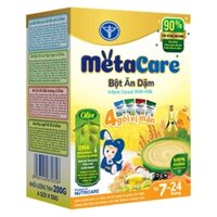 Bột ăn dặm MetaCare 4 gói vị mặn - 200g (7 - 24 tháng)