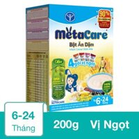 Bột ăn dặm metacare (4 gói vị ngọt)