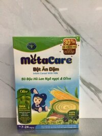 Bột Ăn Dặm Metacare Bò Đậu Hà Lan Ngô Ngọt và OLIVE HỘP 200Gram