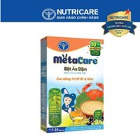 Bột ăn dặm Metacare – Cua Mùng Tơi Bí Đỏ (200g)