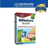 Bột ăn dặm Metacare – Gà cà rốt nấm hương & Olive (200g)