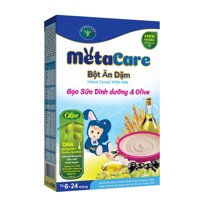 Bột ăn dặm Metacare - Gạo sữa dinh dưỡng & Olive (200g) LazadaMall