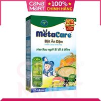 Bột ăn dặm Metacare Heo rau ngót bí đỏ & olive (200g)