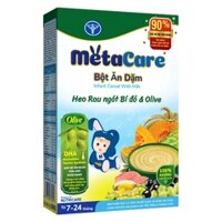 Bột ăn dặm MetaCare vị Heo rau ngót bí đỏ & Olive - 200g (7 - 24 tháng)