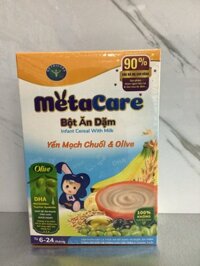 Bột ăn dặm Metacare yến mạch chuối