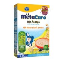 Bột ăn dặm MetaCare Yến Mạch Chuối & Olive - 200g (6 - 24 tháng)