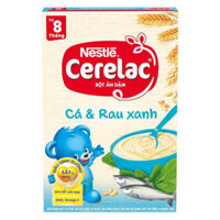 Bột ăn dặm Nestle Cá, Rau xanh, 200g
